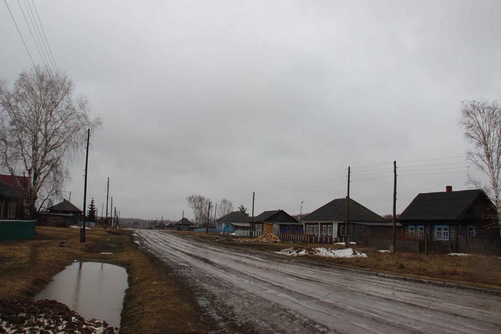 Деревня бережно. Гагарино Тюменская область.